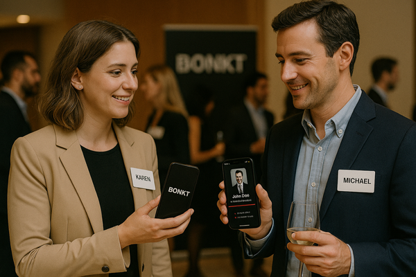 Sales and Marketing Professionals Exchanging BONKT Digital Cards.png