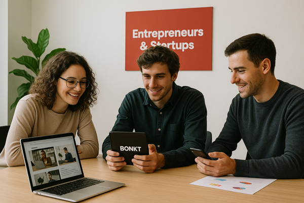 Startup Team Collaborating with BONKT Digital Tools.png